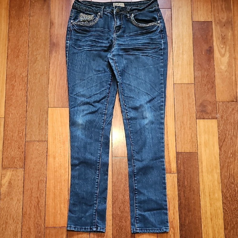 Womens Jeans Classic Blue Straight Leg Size 6